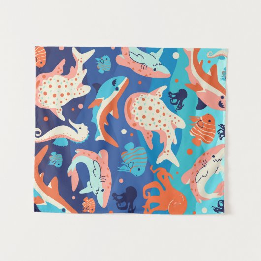 Tenture Ocean Wonders (Devant (Horizontal))
