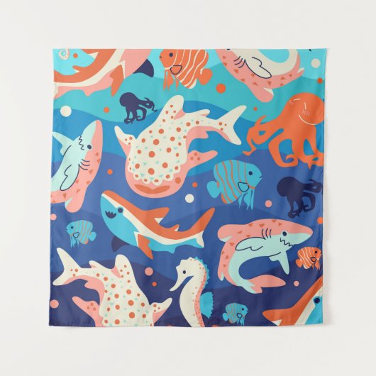 Tenture Ocean Wonders (Devant)