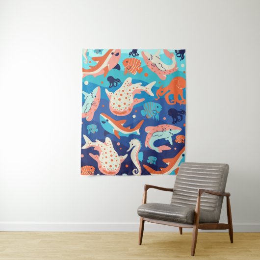 Tenture Ocean Wonders (En situation)