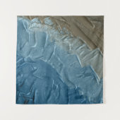 Tenture Ocean's Edge : Une peinture numérique de la tranqu (Devant (Horizontal))