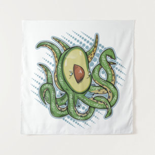 Tenture Octopus Avocado