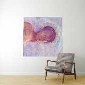 Tenture Odilon Redon, closed eyes 1889 (En situation (horizontale))