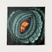 Tenture Œil de prédateur reptile primal (Devant (Horizontal))