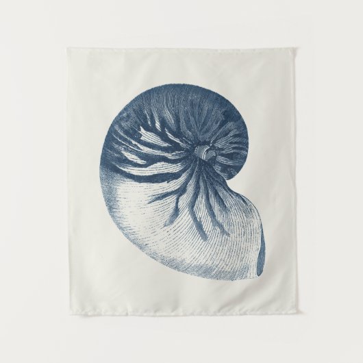 Tenture Oeil de requin Indigo (Devant)