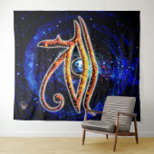 Tenture Œil d'Horus (En situation (horizontale))