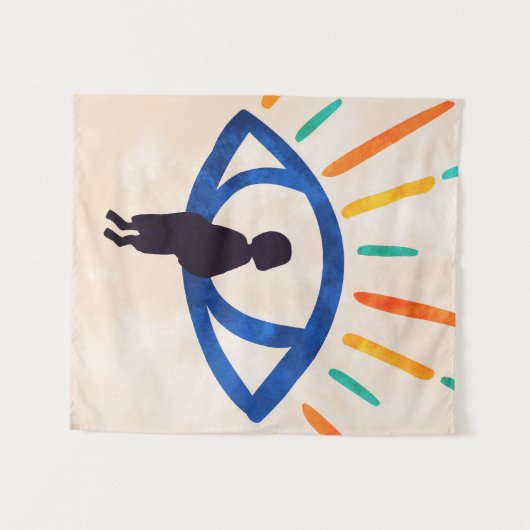 Tenture OEil du silence (Devant (Horizontal))