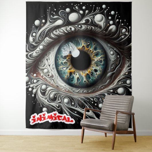 Tenture Oeil Omniprésent inimitable (En situation)