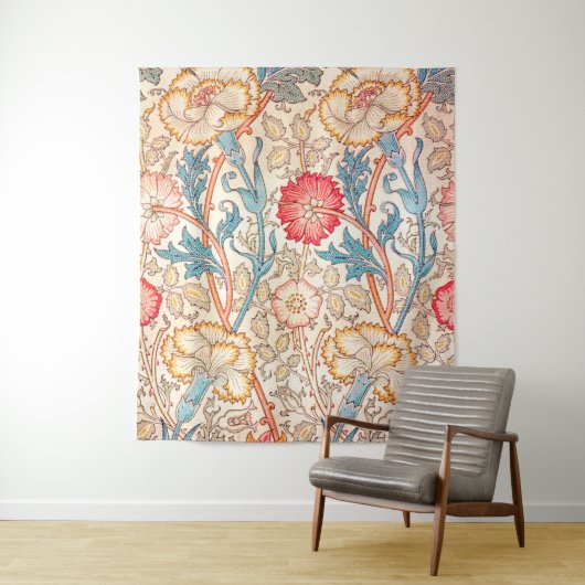Tenture Œillet, William Morris (En situation)