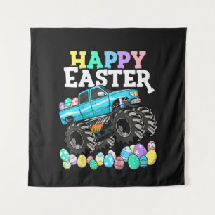 Tenture Œufs de Pâques de Monster Truck de Joyeuses Pâques