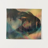 Tenture Oeuvre d'Anime Girl entourée de Rainbow Light (Devant (Horizontal))