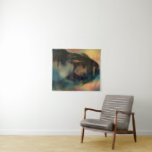 Tenture Oeuvre d'Anime Girl entourée de Rainbow Light (En situation (horizontale))