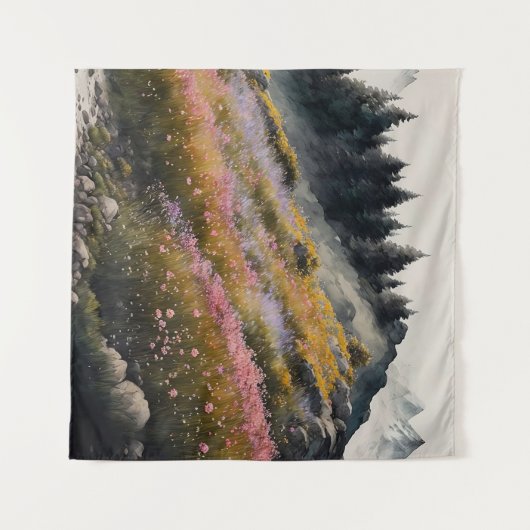 Tenture OEuvre d'art alpin (Devant (Horizontal))