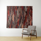 Tenture Œuvre d'art berbère traditionnelle marocaine (En situation (horizontale))