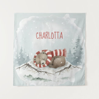 Tenture Oeuvre d'art personnalisée pour bébé, Décoration d