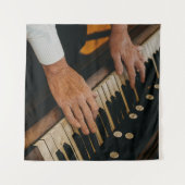 Tenture Œuvre d'art pour piano cool (Devant (Horizontal))