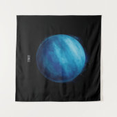 Tenture Oeuvre de la planète Uranus - Illustration de l'es (Devant (Horizontal))