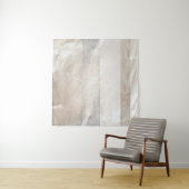 Tenture OEuvre murale Abstraite géométrique souple (En situation)