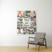 Tenture OEUVRES D'Anniversaire À # ANNÉES 42 Photo Collage (En situation)