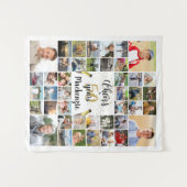 Tenture OEUVRES D'Anniversaire À # ANNÉES 42 Photo Collage (Devant (Horizontal))