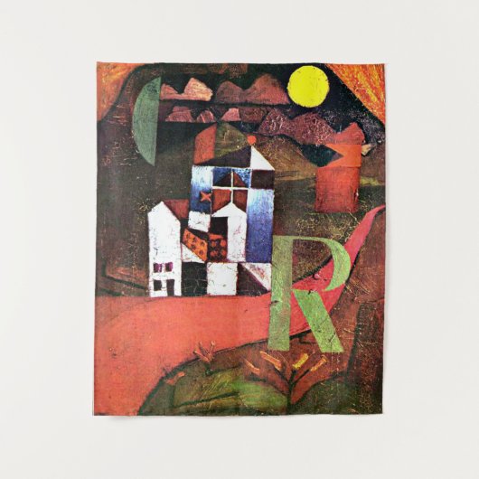 Tenture Oeuvres d'art Paul Klee, Villa R (Devant)