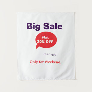 Tenture Offre de remise grande vente week-end conditions d