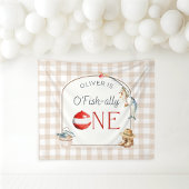 Tenture Ofishally One Birthday Personalized Banner 