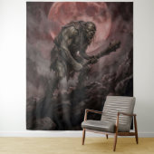 Tenture Ogre sous la Lune de Sang (En situation)