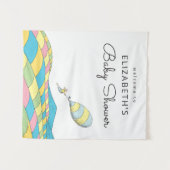 Tenture Oh, Bébé, les Endroits Où Tu Irass Bébé Shower (Devant (Horizontal))