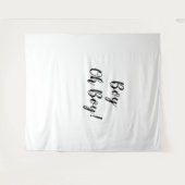 Tenture Oh Boy Backdrop Oh Boy Banner Tapestry (Devant (Horizontal))