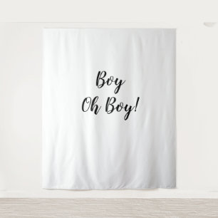 Tenture Oh Boy Backdrop Oh Boy Banner Tapestry