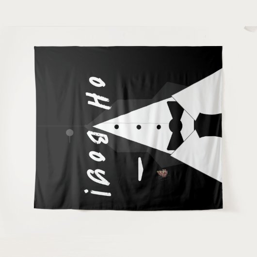 Tenture Oh mon Dieu ! Smoking (Devant (Horizontal))