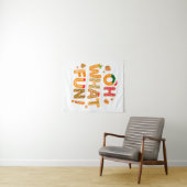 Tenture Oh What Fun Christmas Gingerbread Cookies (En situation (horizontale))