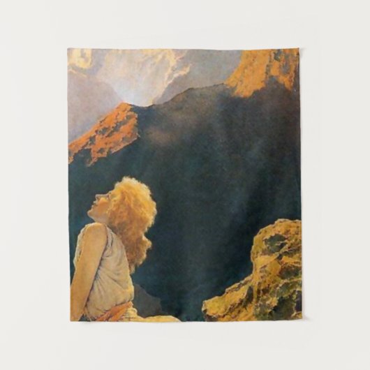 Tenture Oies sauvages Par Maxfield Parrish (Devant)