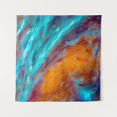 Tenture Oil painting on canvas. Abstract art background. F (Devant (Horizontal))