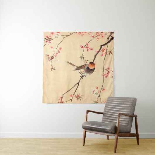 Tenture Oiseau (En situation)