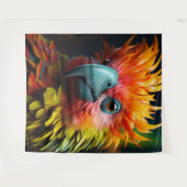 Tenture Oiseau coloré (Devant (Horizontal))