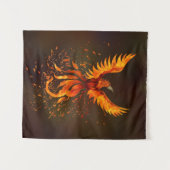 Tenture Oiseau de Phoenix (Devant (Horizontal))