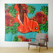 Tenture oiseau hawaïen autochtone (En situation (horizontale))