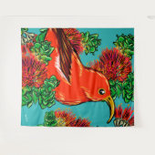 Tenture oiseau hawaïen autochtone (Devant (Horizontal))