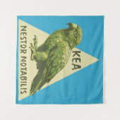 Tenture oiseau Kea de Nouvelle-Zélande (Devant (Horizontal))