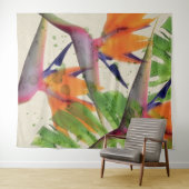 Tenture Oiseau tropical de paradis (En situation (horizontale))