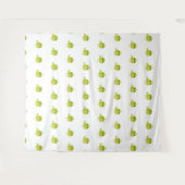 Tenture Oiseau Vert Dessin Animé Mignon (Devant (Horizontal))
