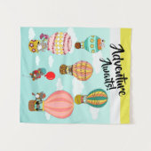 Tenture Oiseaux de Whimsical Hot Air Balloons Aventure Att (Devant (Horizontal))