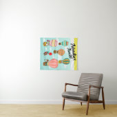 Tenture Oiseaux de Whimsical Hot Air Balloons Aventure Att (En situation (horizontale))