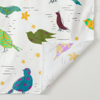 Tenture Oiseaux été amusant simple