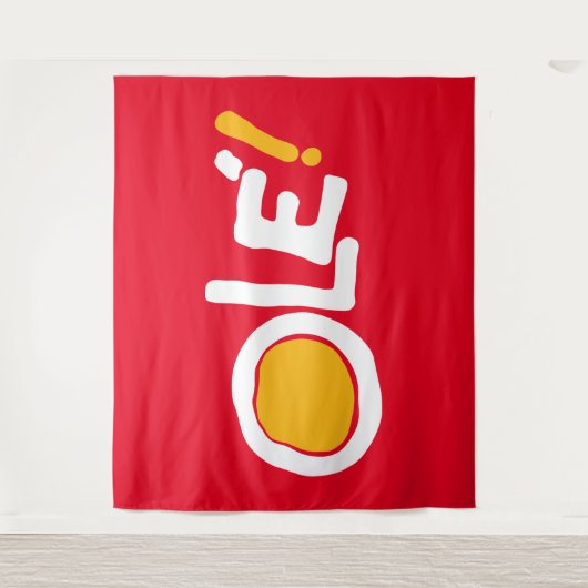 Tenture Ole ! (Devant)