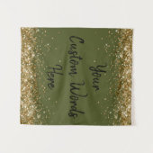 Tenture Olive Green Backdrop Anniversaire de fête Photo Bo (Devant (Horizontal))