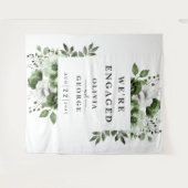 Tenture Olive Green Floral Engagement (Devant (Horizontal))