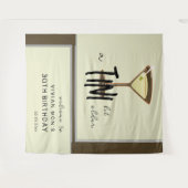 Tenture Olive Martini élégant Accueil (Devant (Horizontal))