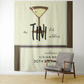 Tenture Olive Martini élégant Accueil (En situation)